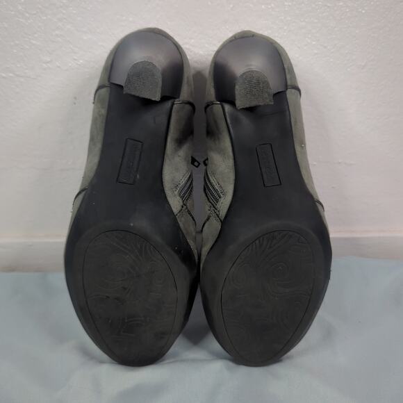 Solesensibility Karine Grey Memory Foam Heel Ankle Booties Womens Size 8.5 - Picture 8 of 8